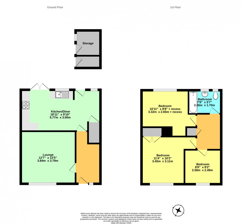 Floorplan for Bridges Close, St. Nicholas At Wade, Birchington, Kent