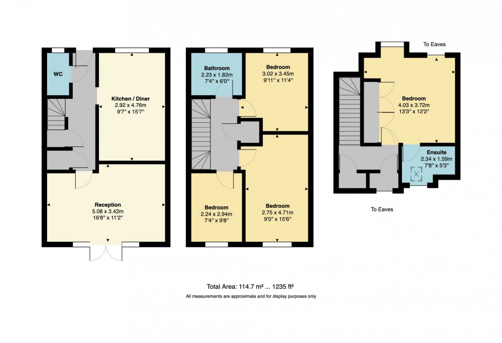 Floorplan for Bowes Drive, Herne Bay, Kent