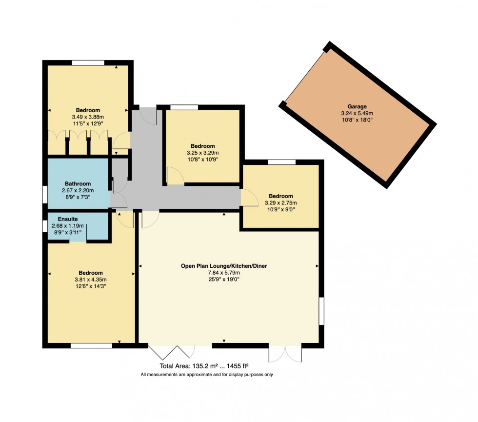 Floorplan for Brooklands Close, Herne Bay, Kent