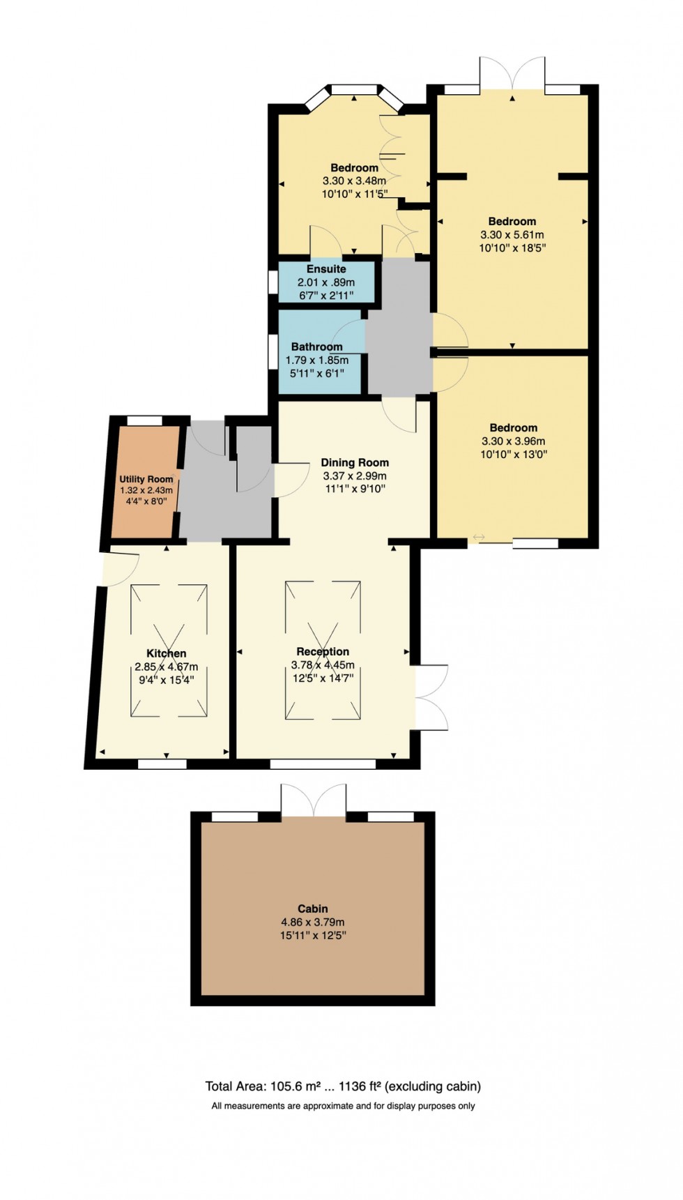 Floorplan for Lower Herne Road, Herne Bay, Kent