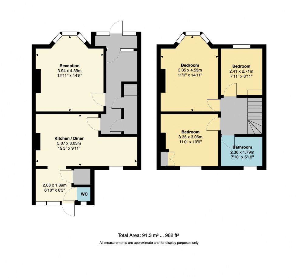 Floorplan for Ashburn Gardens, Herne Bay, Kent