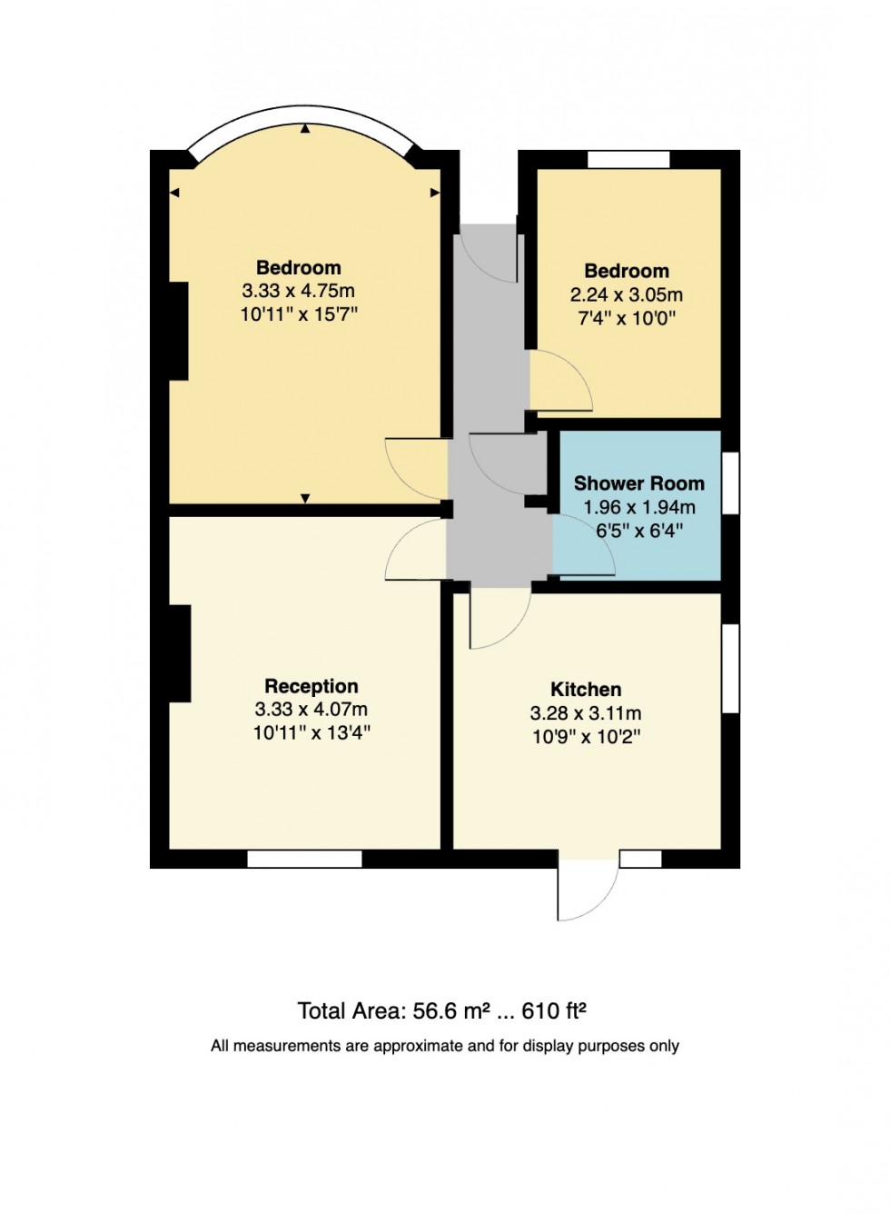 Floorplan for Downs Park, Herne Bay, Kent