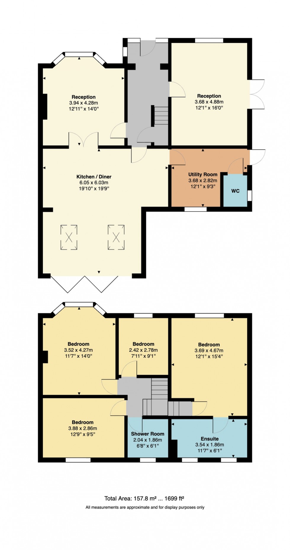 Floorplan for Hollowmede, Canterbury, Kent