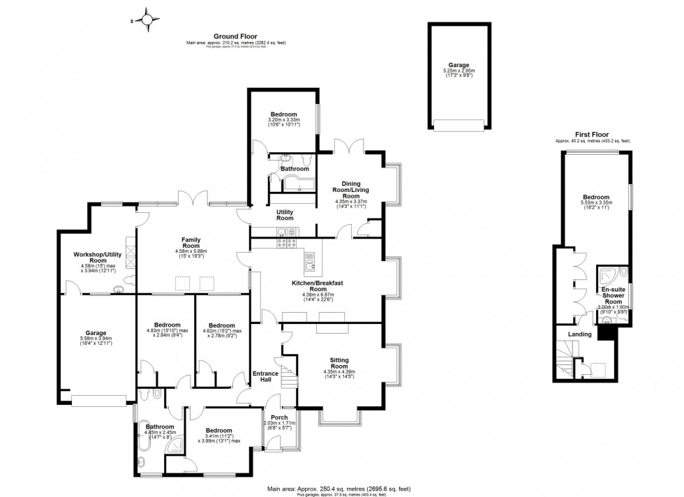 Floorplan for Riley Avenue, Herne Bay, Kent
